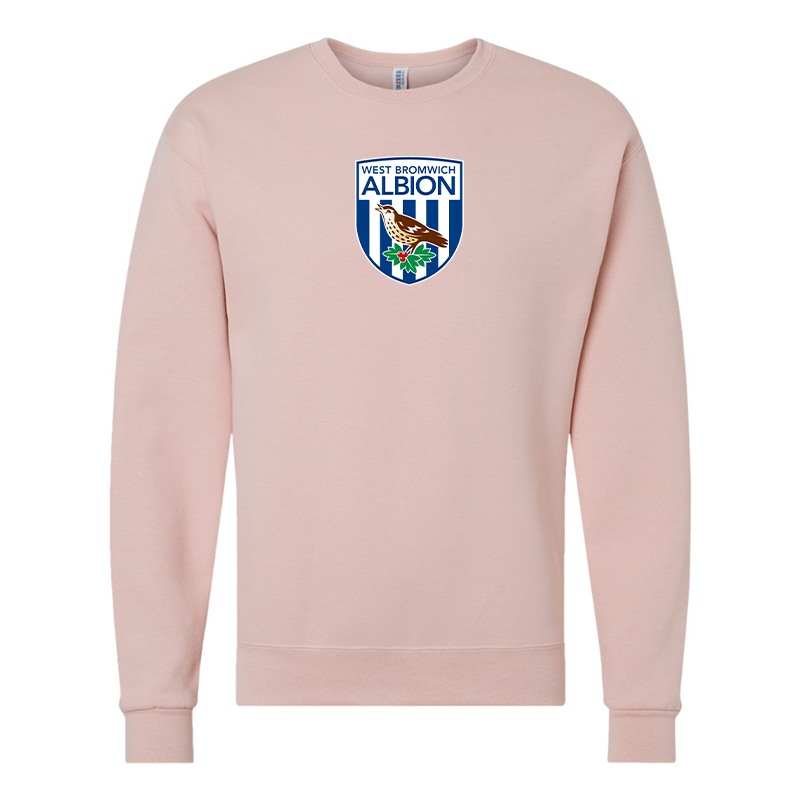 Men's West Bromwich Albion Soccer JERZEES NuBlend Crewneck Sweatshirt